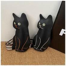 画像をギャラリービューアに読み込む, 黒猫🐈猫柄バッグおしゃれ