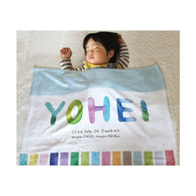 画像をギャラリービューアに読み込む, お名前入りブランケット-出産祝いギフト-人気21