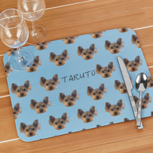 画像をギャラリービューアに読み込む, うちの子★ランチョンマット カスタマイズ おしゃれ 防汚 断熱 滑り止め お手入れ簡単