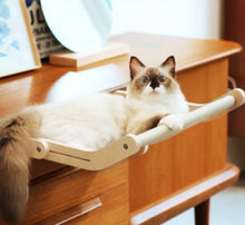 画像をギャラリービューアに読み込む, 壁掛け式猫用ハンモック 木製猫用ベッド 取り付け簡単