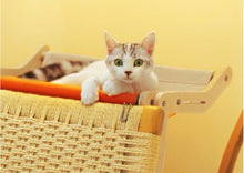 画像をギャラリービューアに読み込む, 壁掛け式猫用ハンモック 木製猫用ベッド 取り付け簡単