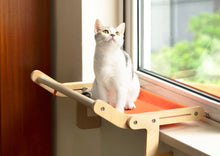 画像をギャラリービューアに読み込む, 壁掛け式猫用ハンモック 木製猫用ベッド 取り付け簡単