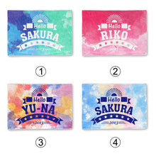 画像をギャラリービューアに読み込む, 出産祝いに名前と年入りブランケット★ 最高なギフト★ Hello