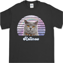 画像をギャラリービューアに読み込む, 【虹】お好きなペットのお写真で "うちの子" Tシャツ │犬 猫 人