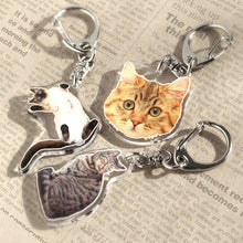 画像をギャラリービューアに読み込む, 愛犬💕 愛猫💕アクリル製ペットキーホルダー