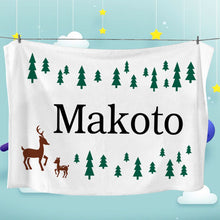 画像をギャラリービューアに読み込む, 出産祝いに名前入りブランケット★ 最高なギフト★