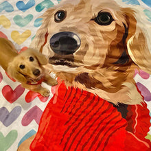 画像をギャラリービューアに読み込む, ❥全身絵❥ ★ペットの写真からオーダー ブランケット ♪ ★ 犬•猫•ウサギ•小動物