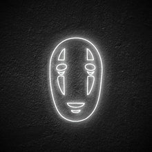 画像をギャラリービューアに読み込む, おしゃれLEDネオンライト看板 - 04 カオナシ
