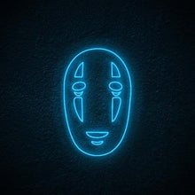 画像をギャラリービューアに読み込む, おしゃれLEDネオンライト看板 - 04 カオナシ