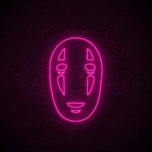 画像をギャラリービューアに読み込む, おしゃれLEDネオンライト看板 - 04 カオナシ
