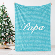 画像をギャラリービューアに読み込む, 家族名前入りブランケット オリジナル 好きな人の名前をブランケットに