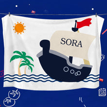 画像をギャラリービューアに読み込む, 出産祝いに名前入りブランケット★ 最高なギフト★