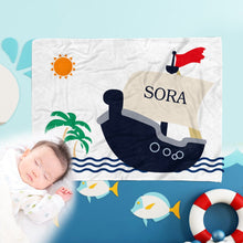 画像をギャラリービューアに読み込む, 出産祝いに名前入りブランケット★ 最高なギフト★