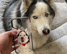 画像をギャラリービューアに読み込む, うちの子 グッズ iPhoneケース 透明 ■ ペット 写真 スマホケース オーダーメイド 愛犬猫 誕生日 記念日 プレゼント ねこ いぬ
