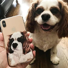 画像をギャラリービューアに読み込む, うちの子 グッズ iPhoneケース 透明 ■ ペット 写真 スマホケース オーダーメイド 愛犬猫 誕生日 記念日 プレゼント ねこ いぬ