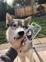 画像をギャラリービューアに読み込む, うちの子 グッズ iPhoneケース 透明 ■ ペット 写真 スマホケース オーダーメイド 愛犬猫 誕生日 記念日 プレゼント ねこ いぬ