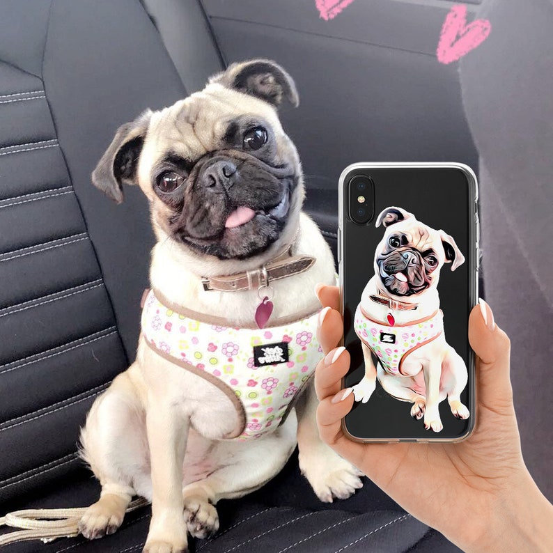 うちの子 グッズ iPhoneケース 透明 □ ペット 写真 スマホケース オーダーメイド 愛犬猫 誕生日 記念日 プレゼント ねこ いぬ –  hipettos