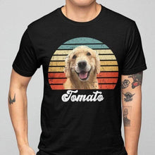 画像をギャラリービューアに読み込む, 【レトロ】お好きなペットのお写真で "うちの子" Tシャツ │犬 猫 人