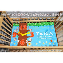 画像をギャラリービューアに読み込む, 出産祝いに名前入り大判ブランケット★ 最高のギフト★