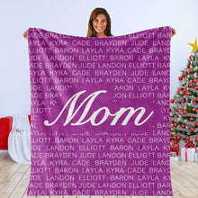 画像をギャラリービューアに読み込む, 家族名前入りブランケット オリジナル 好きな人の名前をブランケットに