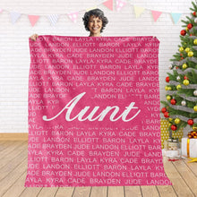 画像をギャラリービューアに読み込む, 家族名前入りブランケット オリジナル 好きな人の名前をブランケットに