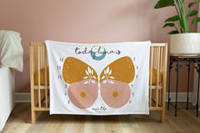 画像をギャラリービューアに読み込む, 【こちよう02】出産祝い 名前入りブランケット 男の子 女の子 赤ちゃん ベビー 子供 お祝い ギフト 誕生日プレゼント