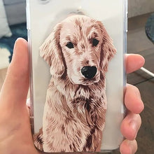 画像をギャラリービューアに読み込む, うちの子 グッズ iPhoneケース 透明 ■ ペット 写真 スマホケース オーダーメイド 愛犬猫 誕生日 記念日 プレゼント ねこ いぬ