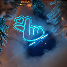 画像をギャラリービューアに読み込む, オリジナルハートLEDライト-名入り可能