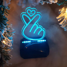 画像をギャラリービューアに読み込む, オリジナルハートLEDライト-名入り可能