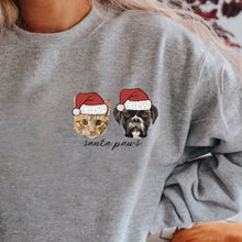 画像をギャラリービューアに読み込む, クリスマス❄️愛猫愛犬・うちの子の名前オーダーメイドトレーナー 長袖