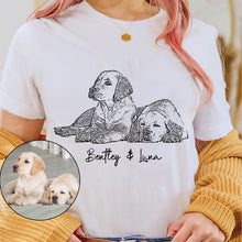 画像をギャラリービューアに読み込む, 愛犬・愛猫ペット・うちの子の写真オーダーメイドTシャツ05