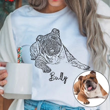 画像をギャラリービューアに読み込む, 愛犬・愛猫ペット・うちの子の写真オーダーメイドTシャツ05