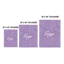 画像をギャラリービューアに読み込む, 家族名前入りブランケット オリジナル 好きな人の名前をブランケットに