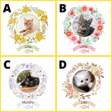 画像をギャラリービューアに読み込む, うちの子 クッション ペット 写真 名前入り🐶😸