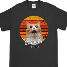 画像をギャラリービューアに読み込む, 【日没】お好きなペットのお写真で "うちの子" Tシャツ │犬 猫 人