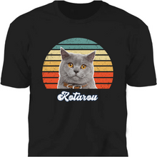 画像をギャラリービューアに読み込む, 【レトロ】お好きなペットのお写真で "うちの子" Tシャツ │犬 猫 人