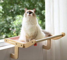 画像をギャラリービューアに読み込む, 壁掛け式猫用ハンモック 木製猫用ベッド  取り付け簡単
