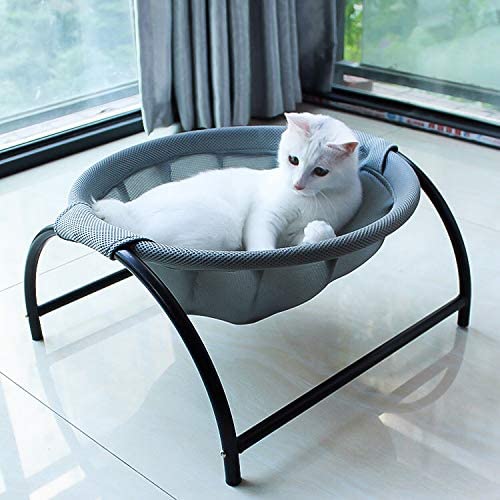 ペットハンモック 犬猫用ベッド 自立式  安定な構造 取り外し可能 通気性 組立簡単