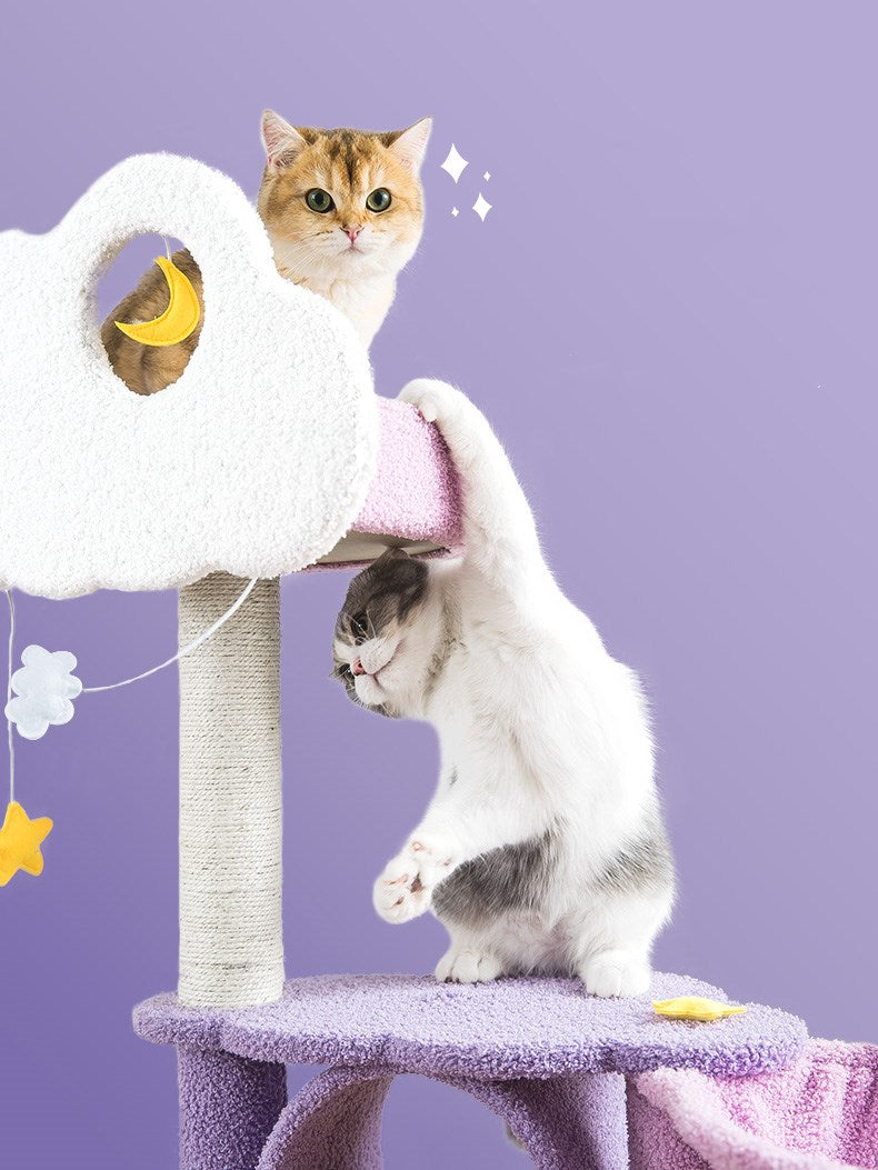 ムーンライト 猫 キャットタワー 省スペース – hipettos
