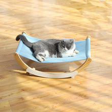 画像をギャラリービューアに読み込む, 猫のロッキングチェア  木製のスイングハンモックのベッド
