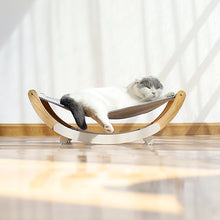 画像をギャラリービューアに読み込む, 猫のロッキングチェア  木製のスイングハンモックのベッド
